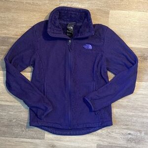 The North Face women’s small purple zip up jacket